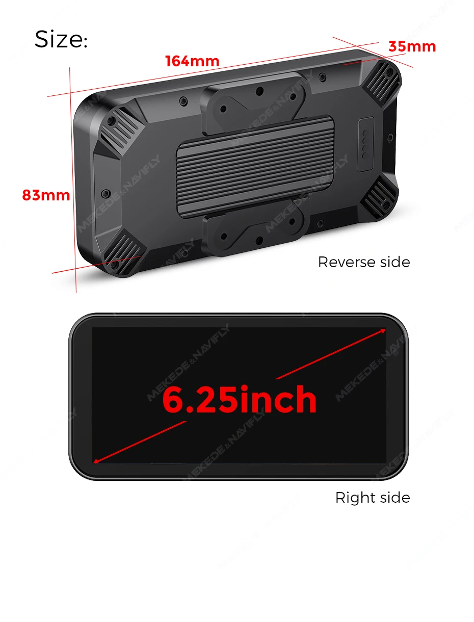 Moniteur GPS de navigation moto pour aprilia etx 350 e lifestyle