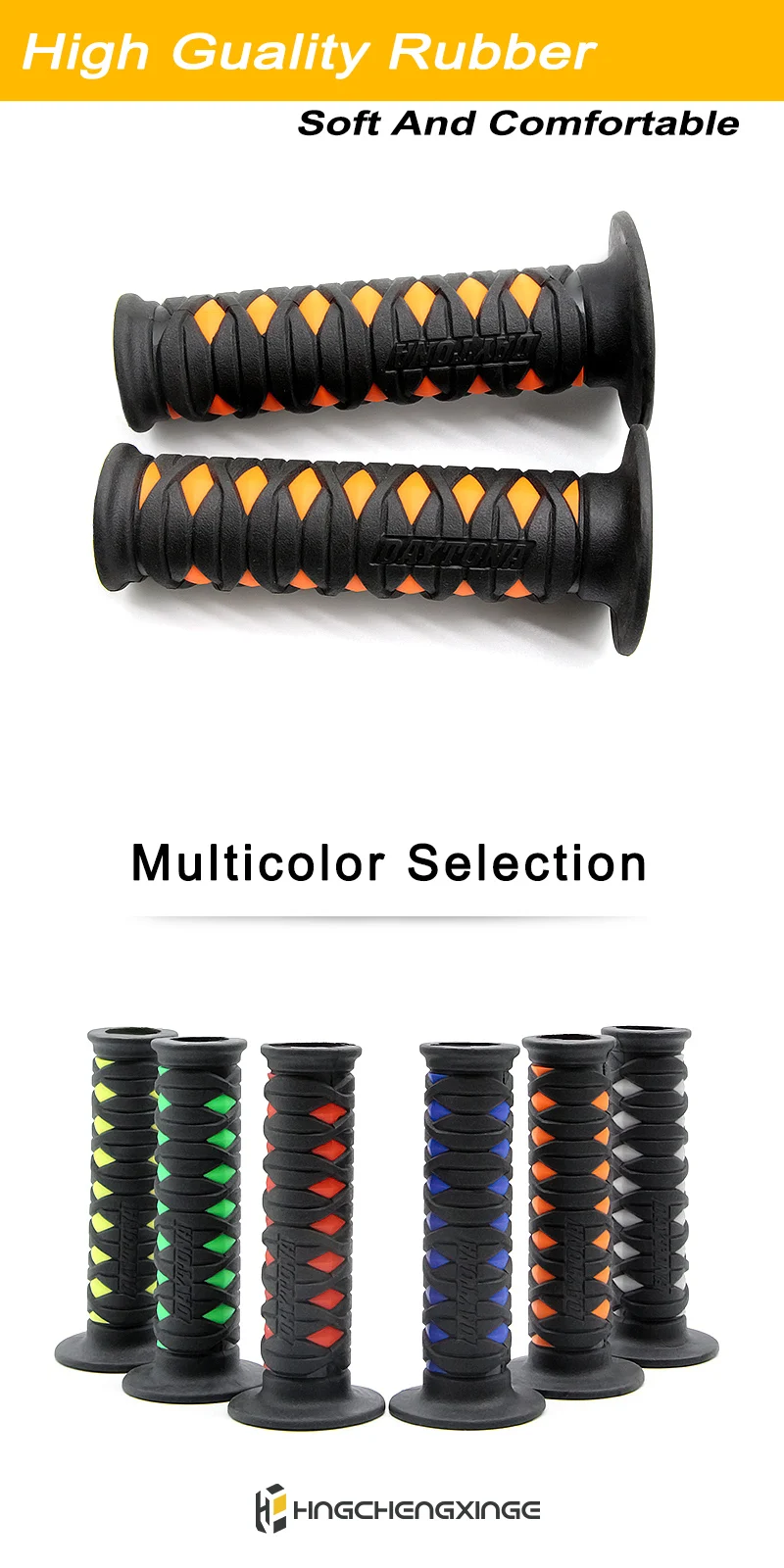 Vue des poignées moto installées POUR MOTO