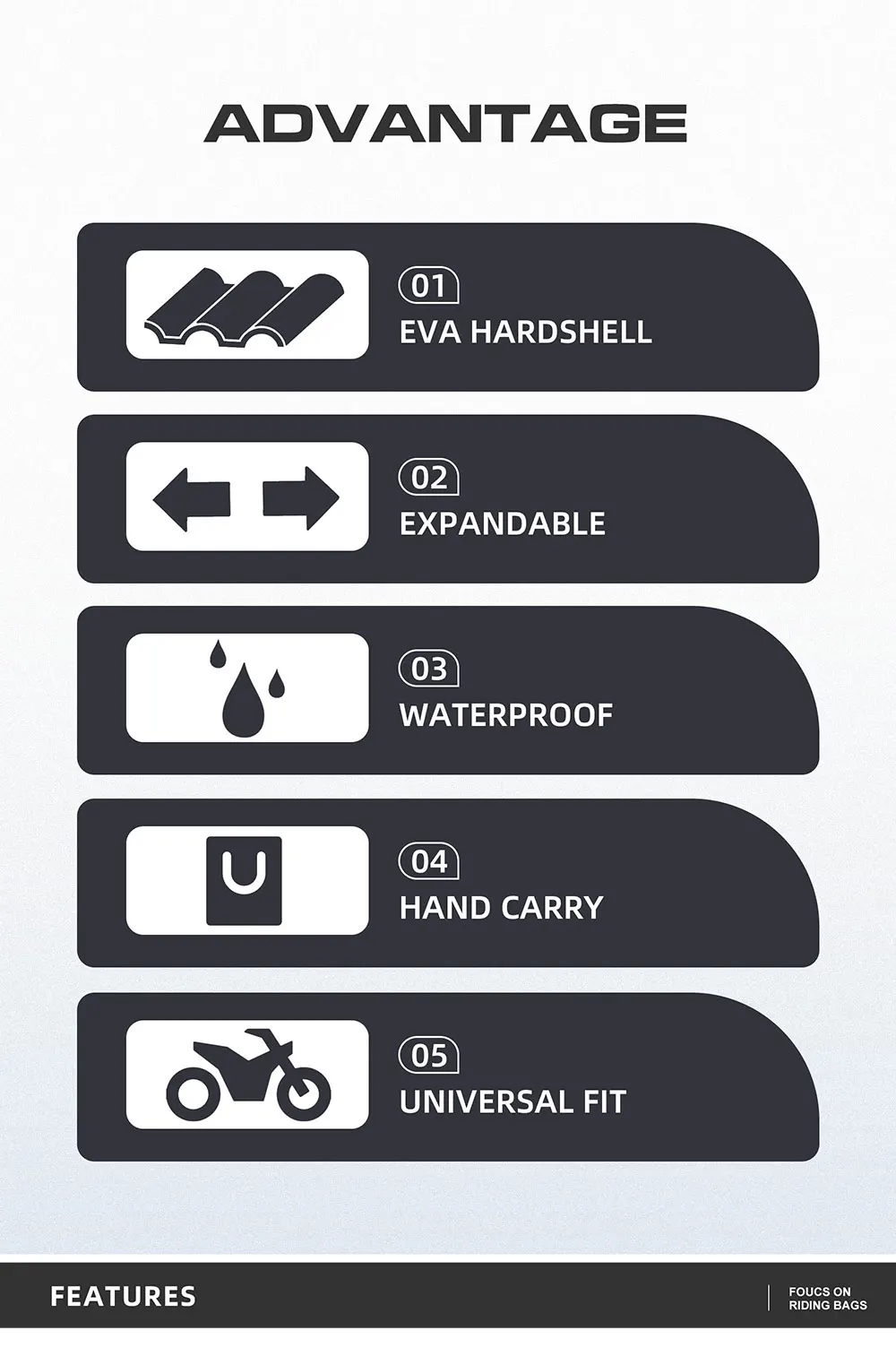 Sac de selle arrière POUR MOTO image 3