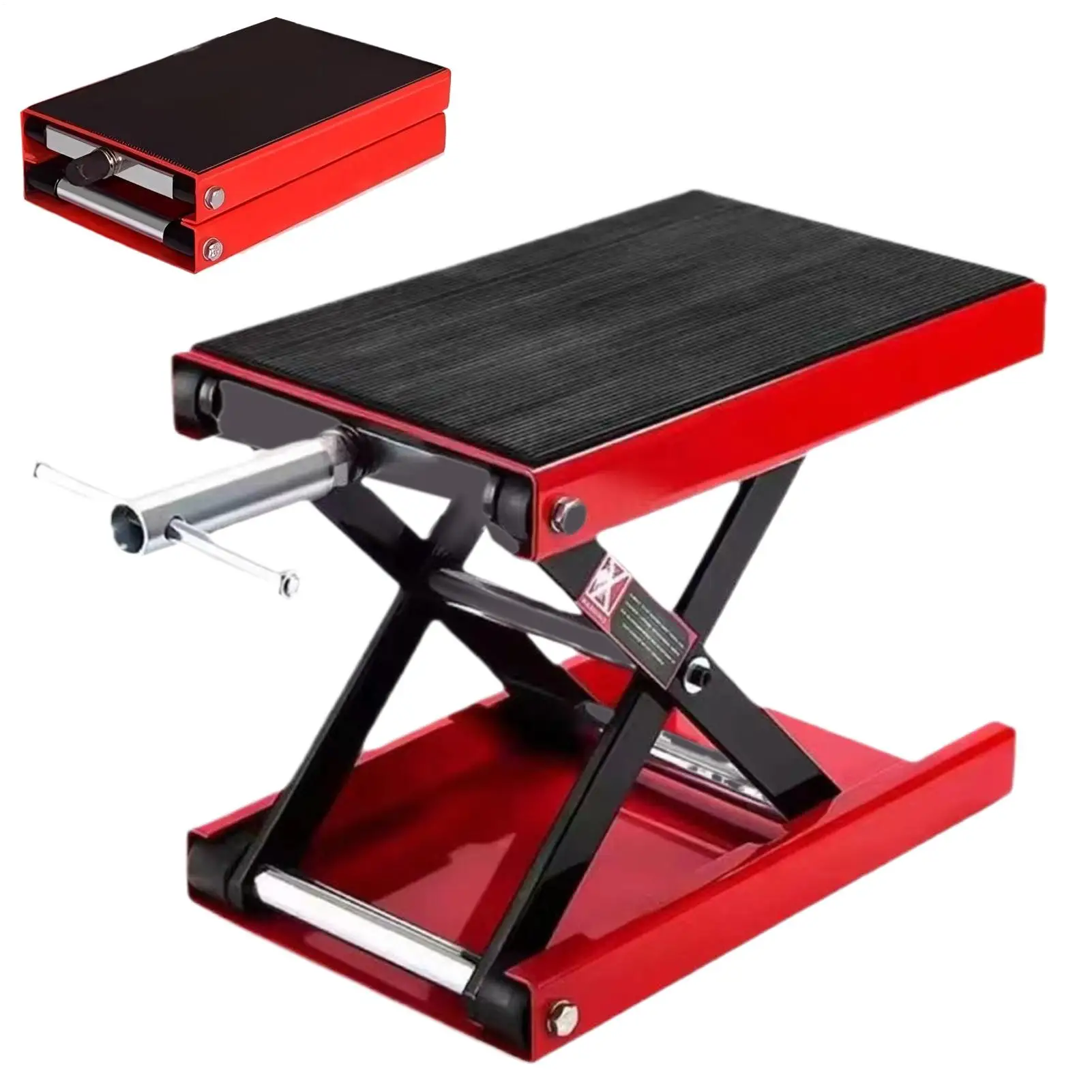 Rangement et mobilité de la table élévatrice pour Keeway Agora 50